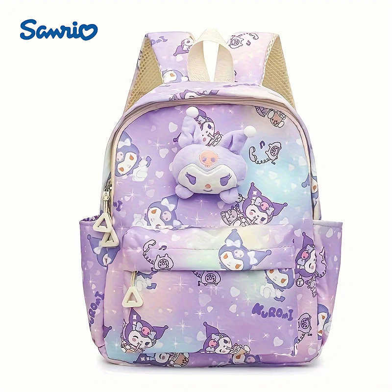 Sanrio Whosale Melody Hello Kitty Knapsack Cartoon Kuromi Cinnamoroll Child Large Capacity Kindergarten Backpack Holiday Gifts H251216