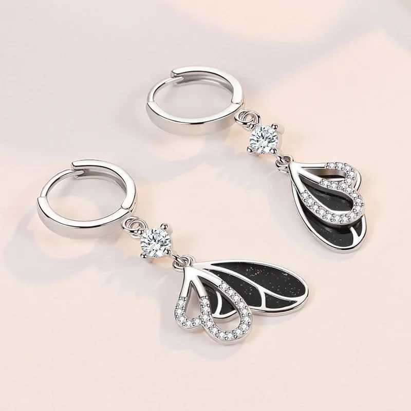 925 Sterling Silver Earrings Designed Bow Zircon Long Earrings Engagement Jewelry Gift For Women Charm G251216