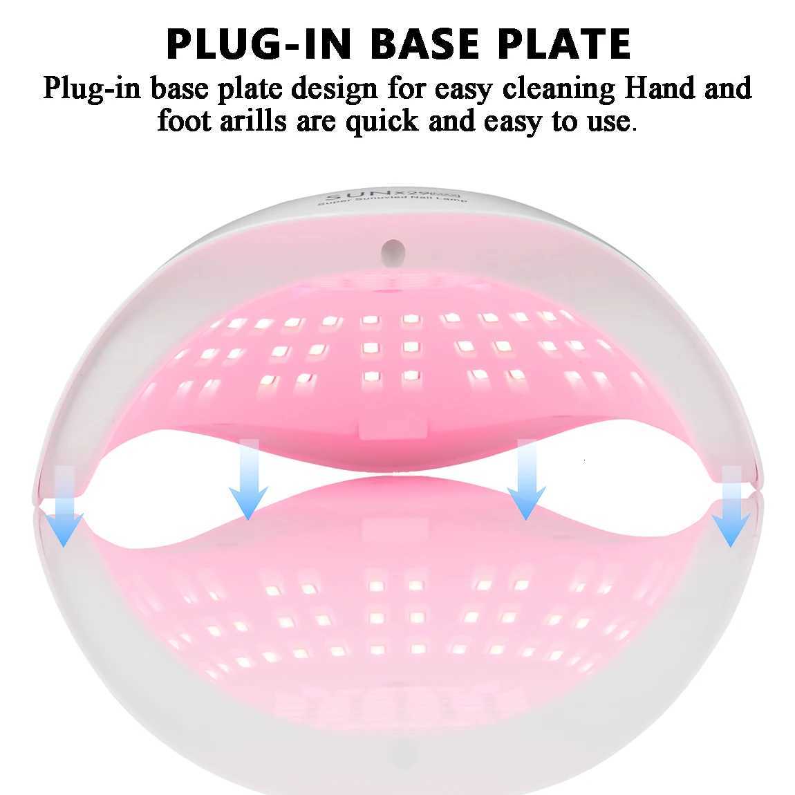 New 90 Bead UV/LED Professional Nail Dryer 4 Intelligent Timed Mode Nail Lamps Fast Drying Nail EquipmentT251216