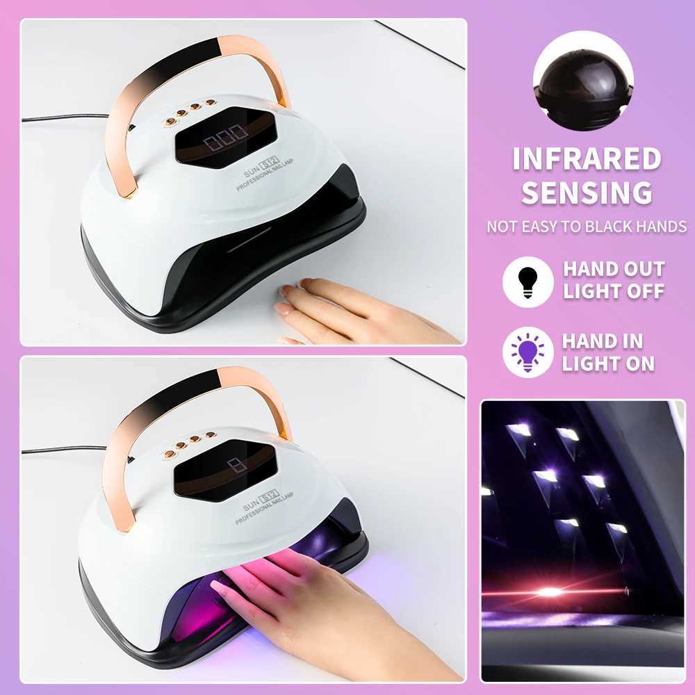 UV Lamp SUN S12 Professional Gel Curing Lamp with 42 LED Beads Nail Lamp with Auto Sensor LCD Display and 4 Timer for Nail ArtT251216