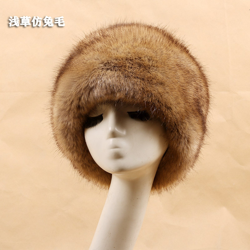Headbands BEIZIRU real fox fur headband women winter fashion headwear hair band accessori for hair for girl hair accessori 231204bj