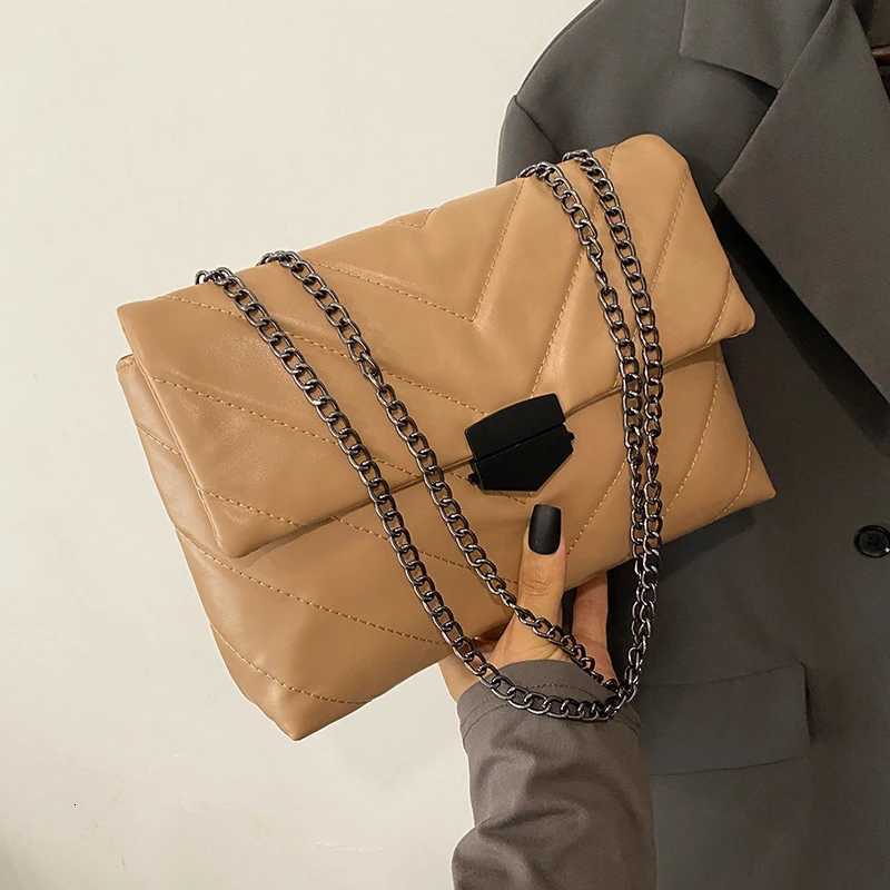 New Lingge Design Women Shoulder Bag Crossbody Handbag for Female Leisure Large Capacity Chain Underarm Messenger Bag M251216