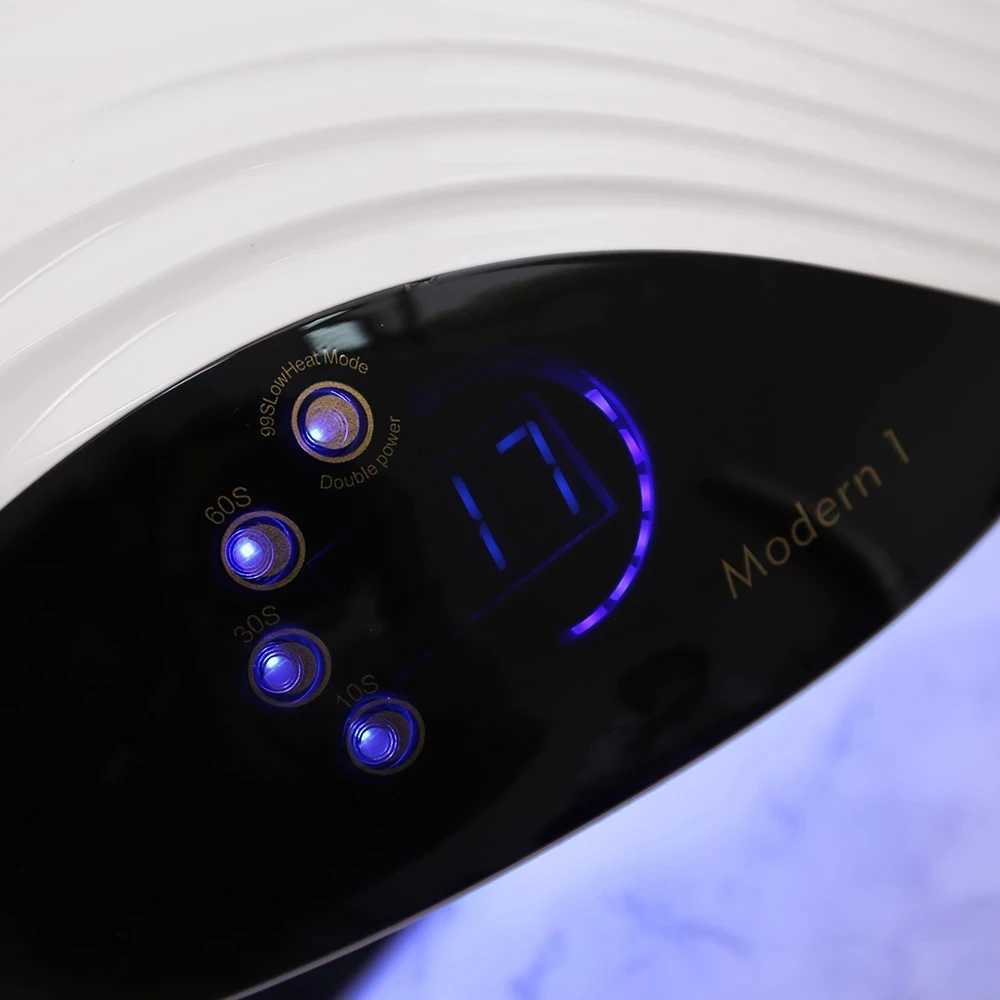 High Power Built-in Cooling Fan Nail Dryer Two Hands Fast Drying Curing All Kinds UV/LED Gel for Manicure Salon 42 LEDs LightT251216