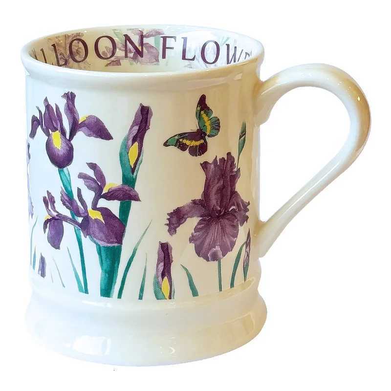 Design Cup High-end Retro Oil Painting Wind Chime g Ceramic Water Cup Tea Cups of Coffee Personali Gift Drinkware Cute gs H251215