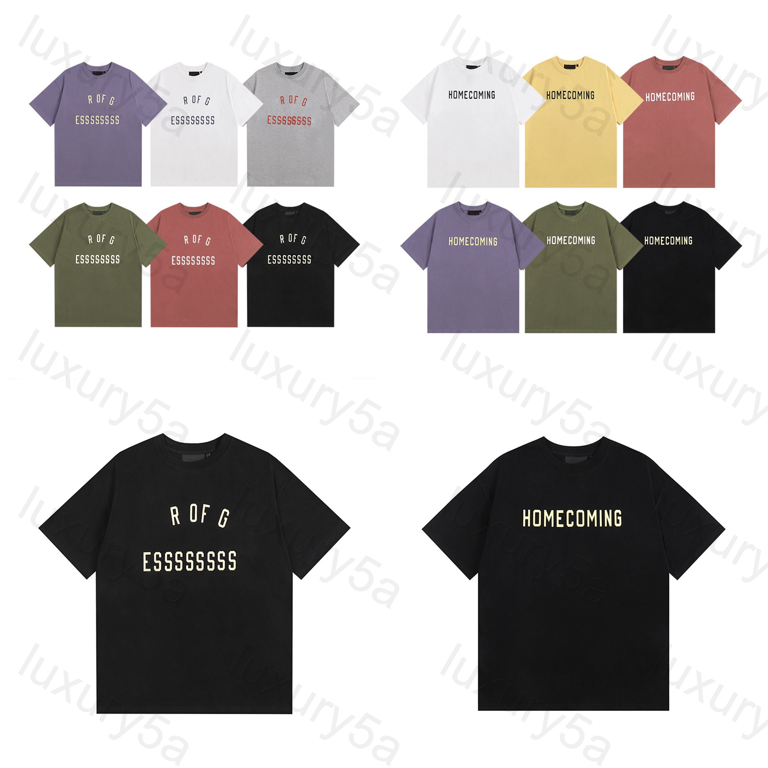 essintals Mens Designer T Shirt Streetwear Tee Letter Print Fashion Mens Womens Shirts Street Short Sleeve Tops 100% Cotton Clothes Men tshirt Shorts Pants