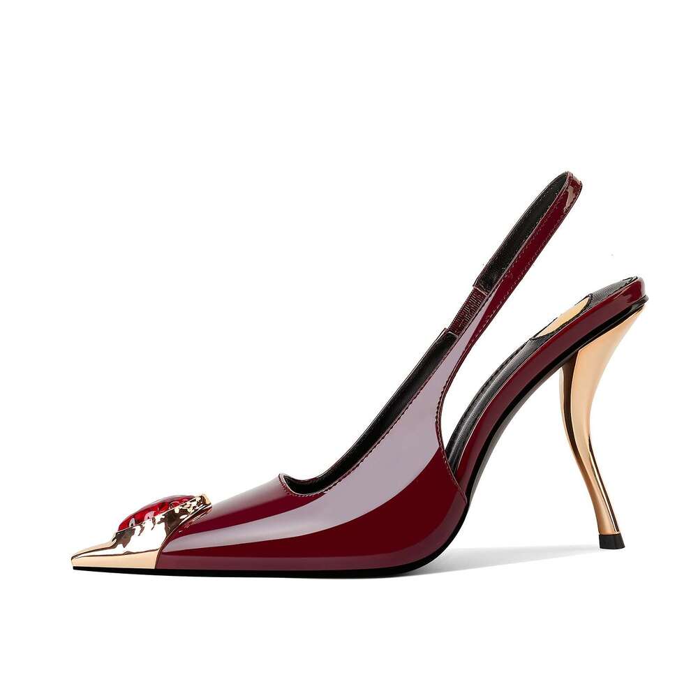 Ladies' Sexy High-Heeled Iron Toe Women's Shoes - view 7