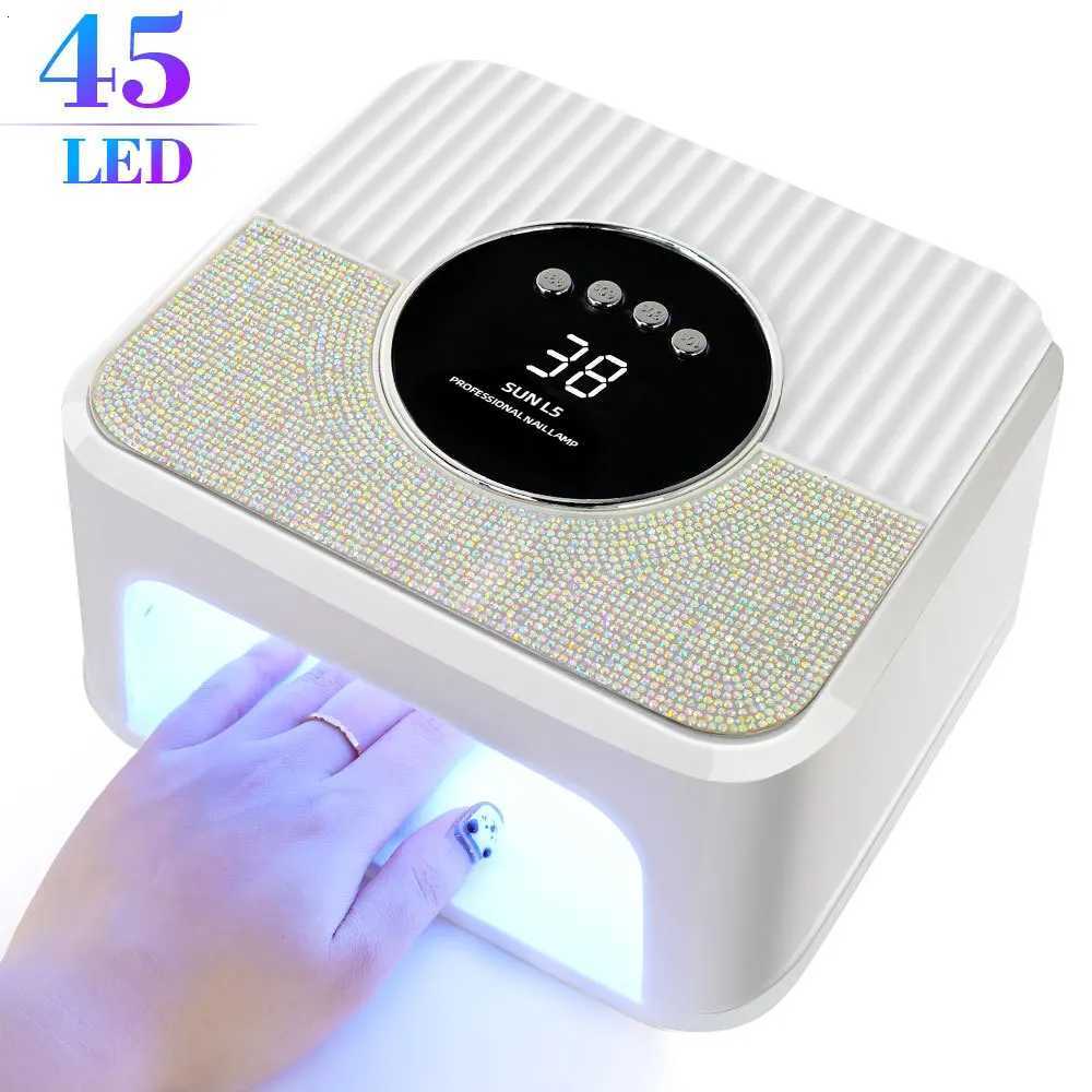 sunL5 260W Professional Nail Dryer 45 eds Nail Dryer UV Lamp for Curing All Gel Nail Polish Motion Sensing Manicure Pedicure T251216