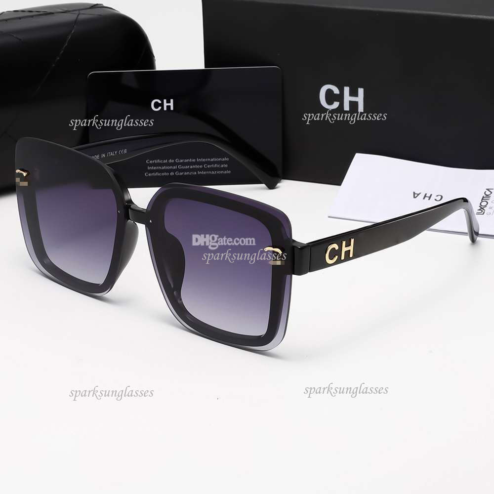 Top Designer luxury Spicy girl style CHAN sunglasses for women Sexy trend men Chan gift Beach shading UV protection CH sunglasses with Box hl9