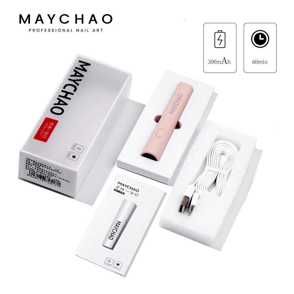 MAYCHAO 1PC Mini LED Light New Nail Dryer Machine For All Gel Nails Flashlight Portability Nail Lamp Nail Art ToolsT251216