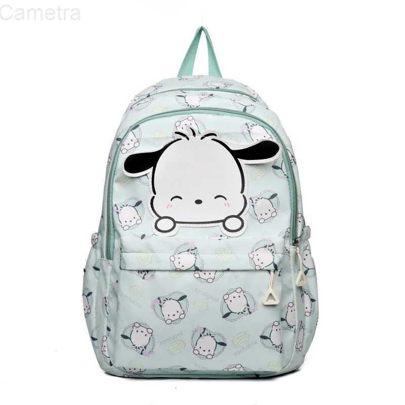 Sanrio Schoolbag Anime Kuromi Cinnamoroll My Melody Pochacco Student Backpack School Bag Large Capacity For Children Girls Boys H251216