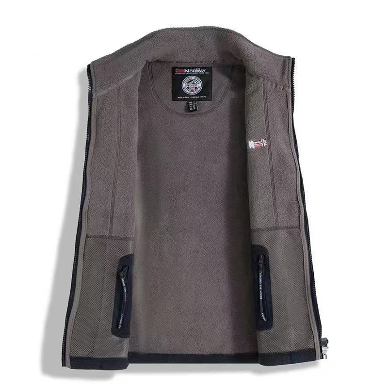 Wholesale outdoor autumn winter Norwegian men's fleece jacket with thick fleece for couples, fleece warm jacket, cotton jacket