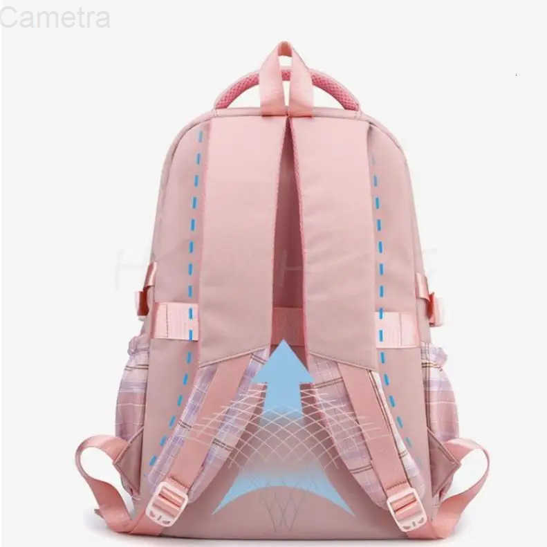 Sanrio Lovely Kuromi Melody School Bags Girls Boys Student Teens Laptop Rucksack Birthday Gift Women Men Casual Travel Plaid Backpacks H251216