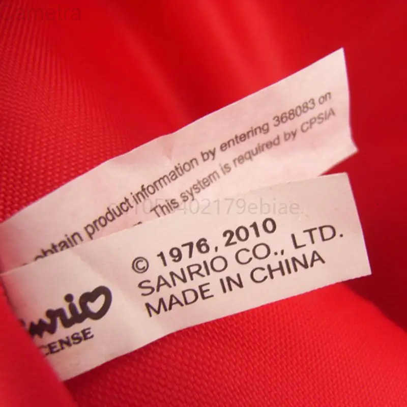 Sanrio Hello Kitty Cute Cartoon Kindergarten Schoolbag Strawberry Bow Backpack Thickened Oxford Cloth Girl Kawaii Backpack Gift H251216