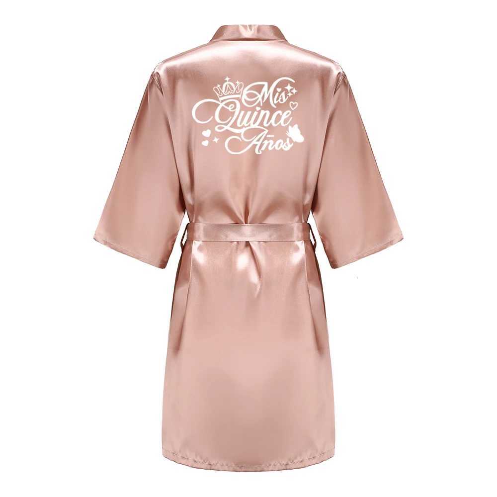 Mis XV Bathrobes Princess Sweet 15 Years Girl Birthday Party Mis Quince Aos Robes Quinceanera Robe C251216