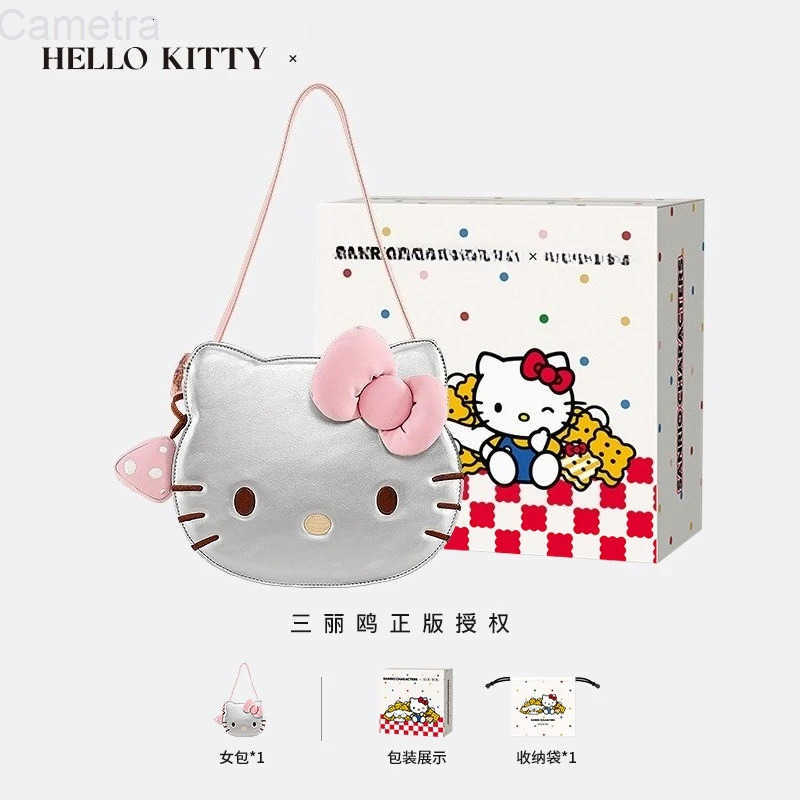Sanrio Periphery Hello Kitty Anime Backpack Cute KT Fashion Large Capacity Backpack Can Give Girls and Classmates Gifts H251216