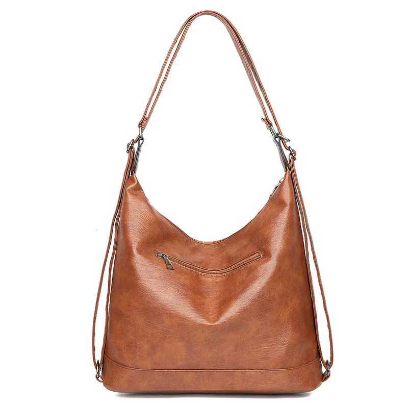 Casual PU Leather Tote Bags for Women Large Capacity Hobo Handbags Patchwork Shoulder Bag Female Crossbody Shopper Bag M251216