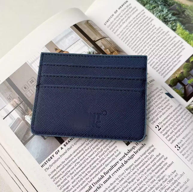 Montblancs Hexagonal White Star Card Holder Best mini wallets charm Small genuine leather bags charm MB Designer Keychains coin purse Designer Bag Accessories