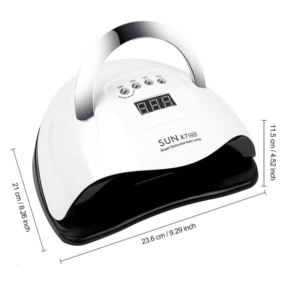 UV LED Nail LampGel Nail Dryer with Auto Sensor 57 LED Fast Curing Smart Polish Dryer for Gel Nails Professional Manicure ToolT251216