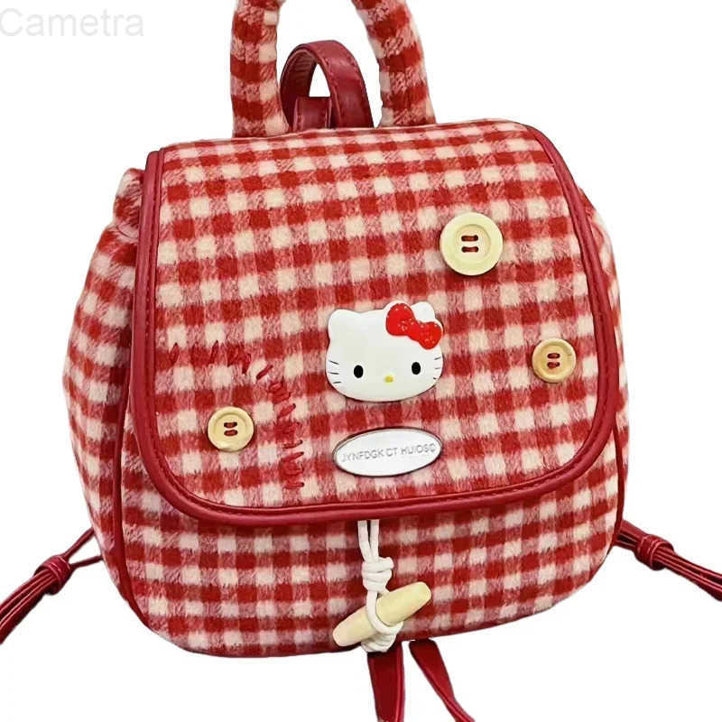 Sanrio Hello Kittys Child Backpack New Mini Travel Light Follow Your Body School Bag Portable Storage Bag Anime Figure H251216