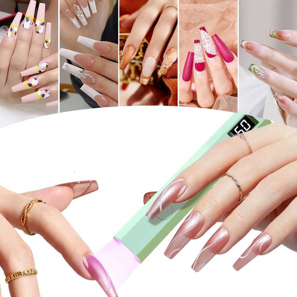 YIKOOLIN Handheld UV LED Light for Nails USB Mini Nail Dryer Nail Light for Curing All Nail Gel UV LED Nail Lamp Home Travel UseT251216