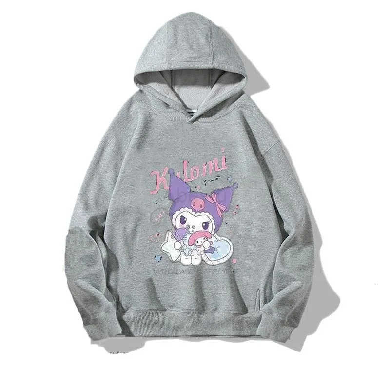 Sanrio Personalized Trendy Autumn-Winter Womens Hooded Long-Sleeved SweatshirtFashion Childrens Clothing for GirlsOutdoor Party Wear H251216