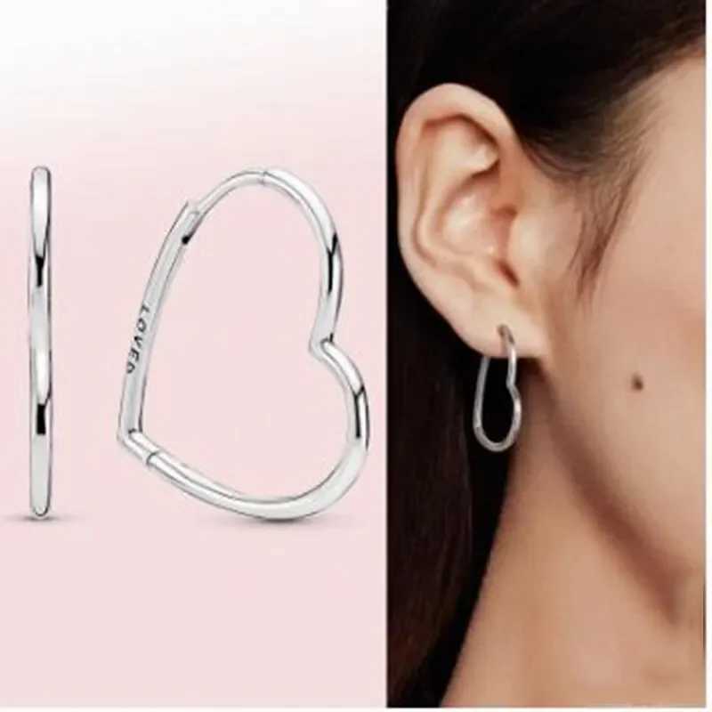 Womens Multi - Style Hoop Earrings Set - Rhinestone Heart Feather Pendant Earrings Fashion Party Daily Jewelry Accessories G251216