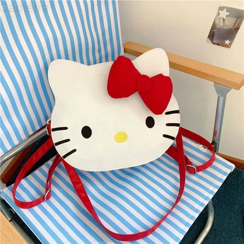 Sanrio Hello Kitty Backpack Sweet Casual Outdoor Daypack Girls Waterproof Shoulder Bag Cartoon Large Capacity Storage Schoolbag H251216