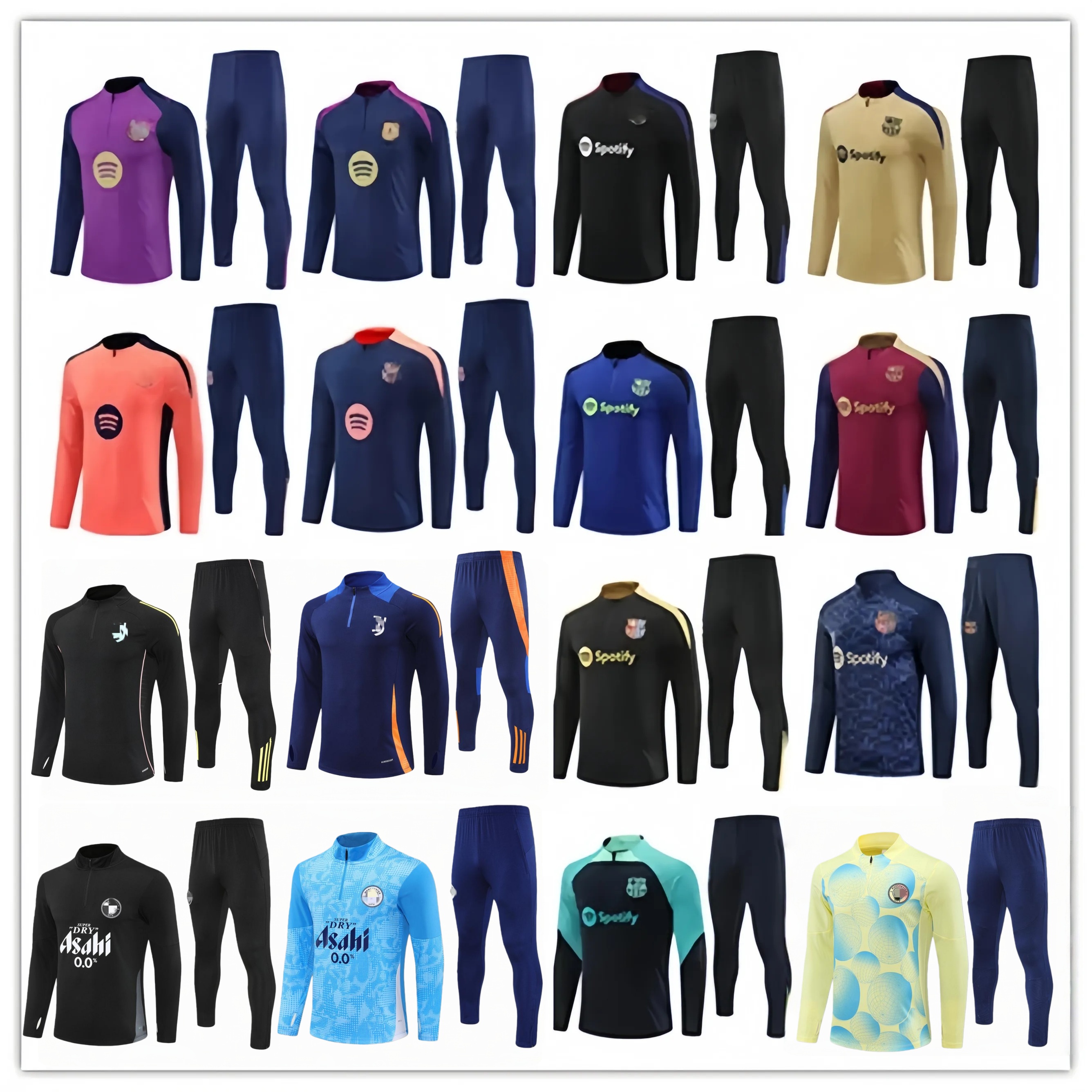 2025 2026 PEDRI barcalona TRACKSUIT Camisetas de Barcelonaes soccer training suit GAVI 24/25/26 Half Zip LEWANDOWSKI men and kids SET barcelone tracksuit outfit