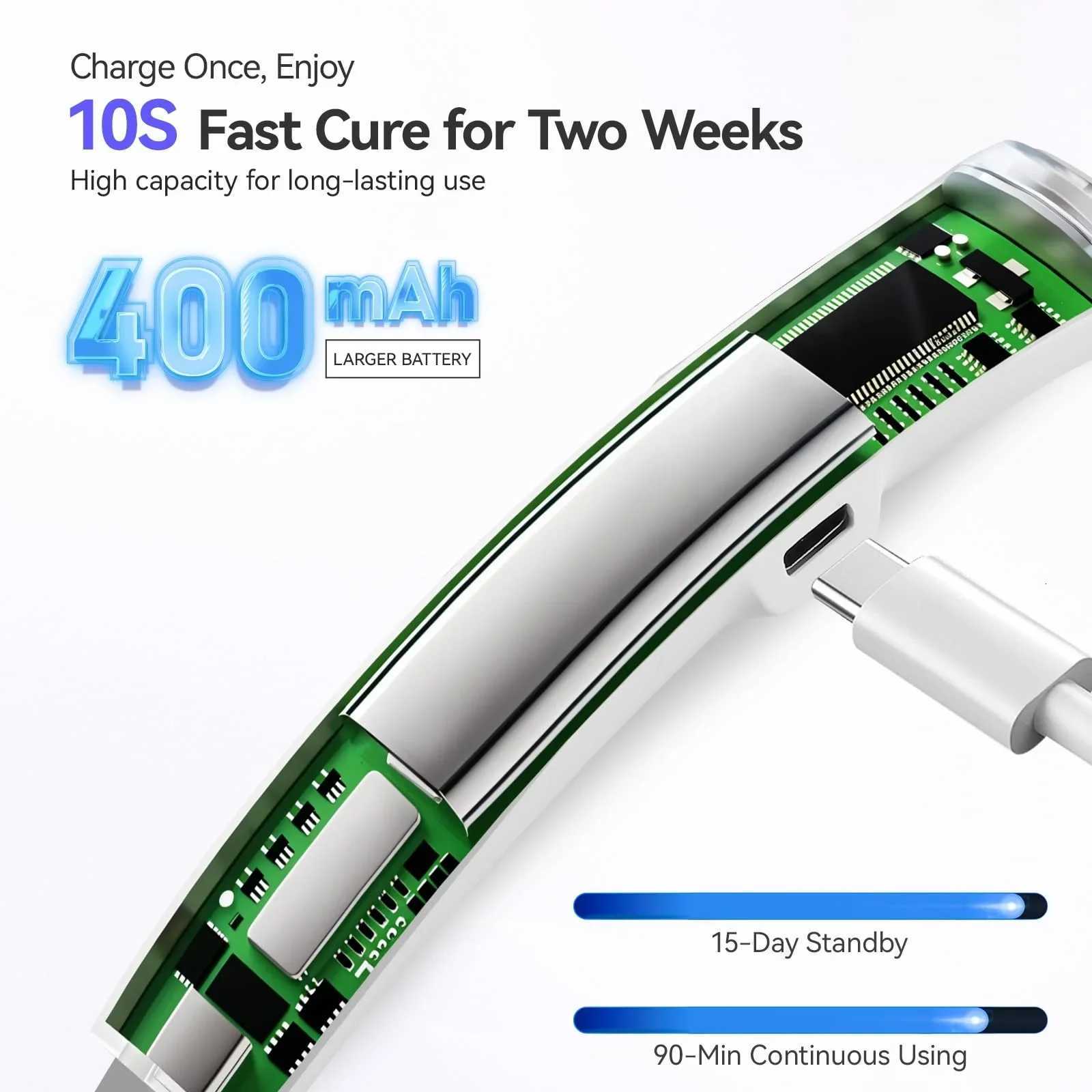 Handheld UV LED nail drying lamp rechargeable mini nail enhancement lamp gel nail enhancement tool nail dryerT251216