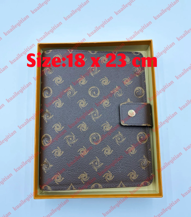 PM MM GM large DESK AGENDA COVER Holders Planner Men Women Notebook Diary Agendas Protective Case Card Passport Holder Wallet Desktop Notepad Covers Wallets 18*23cm