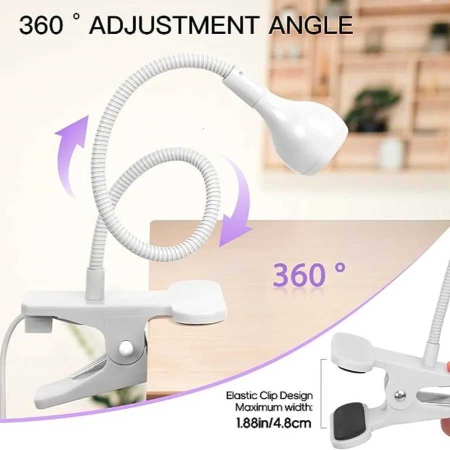 Nail Dryer Light UV Nail lamp 395nm Wavelength Clip-on Desk Mini USB For Gel Nails ongle Manicure Salon ToolsT251216