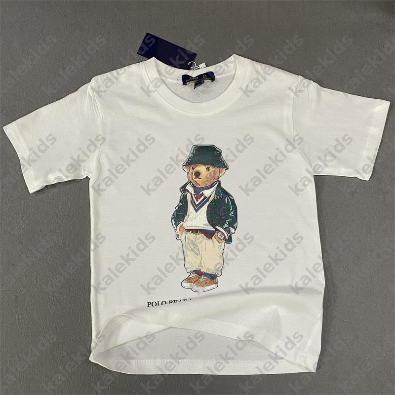 Luxury Kids Cartoon Bear T Shirt Childrens Designer Clothing Boys Girls Crew Neck Short Sleeves Summer Casual Cotton Tops Casual Clothing DLD2512165