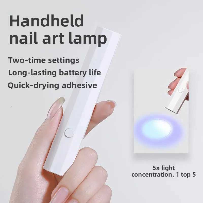 YIKOOLIN Convenient Handheld Nail Dryer Lamp UV/LED Nail Curing All Gel Polish Nail Art Tool Rechargeabl Nail LampT251216