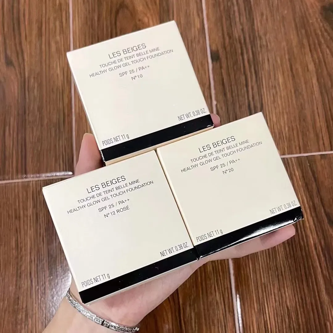 High Quality LES BEIGES Foundation cushion cream Healhy Glow gel Touch Foundation 11g color N10/N20/N12