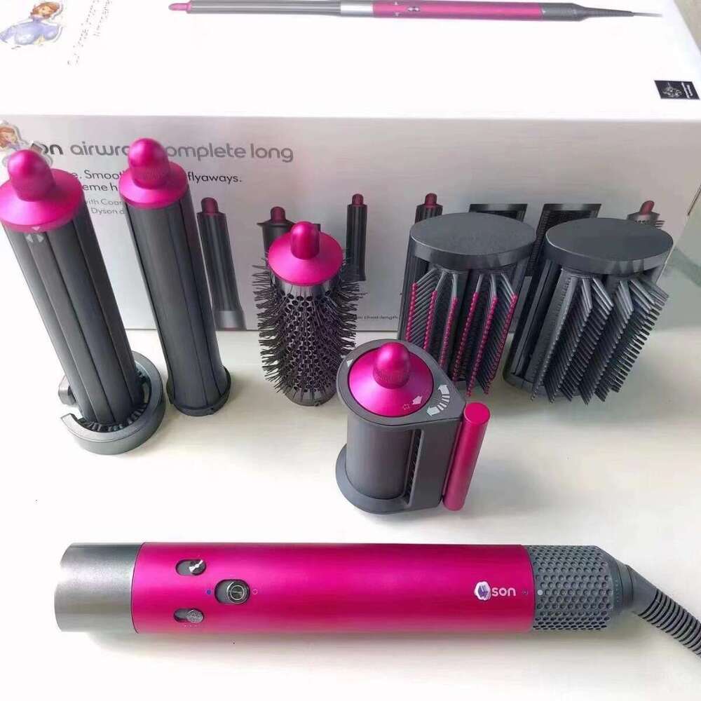 Professional High Speed MultiStyler 6 in Ionic Hair Styler 300W Powerful Blow Dryer Fast Drying Auto Wrap Hot Air Brush W251029