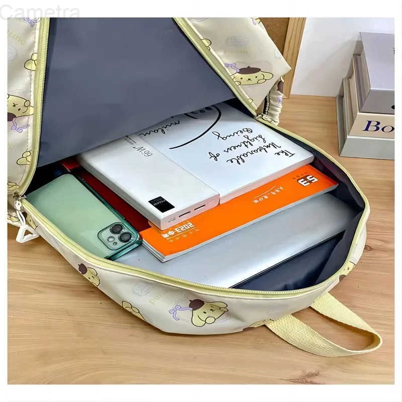 Sanrio Backpack Anime Kuromi Cinnamoroll My Melody Student Bag Large Capacity Women Bag For Children Girls Gift H251216