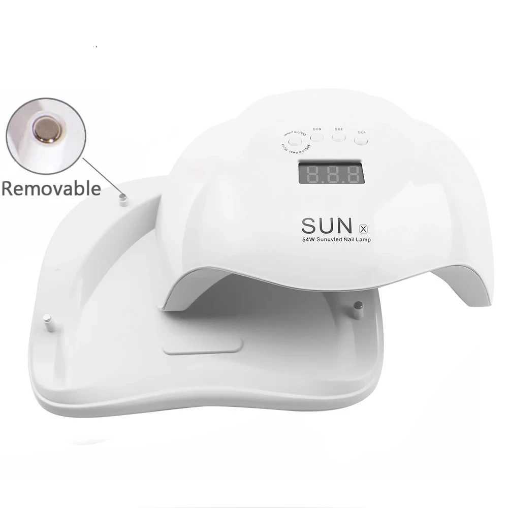 LULAA SunX 54W UV LED Nail Lamp Infrared Sensor 36 Leds Nail Lamp for Curing Gel Polish Manicure Tool Salon EquipmentT251216