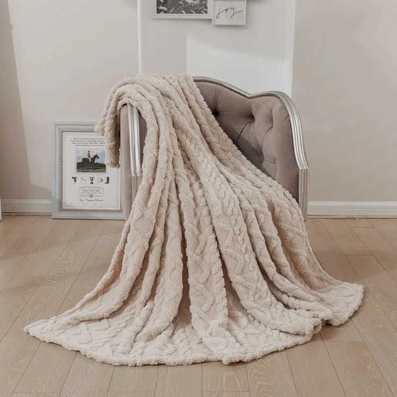New Winter Blanket Home Warm Sherpa Soft Sofa Cover Throw Newborn Wrap Kids Bedspread Travel Textile Fleece Thick Warm Blanket H251216 - view 7