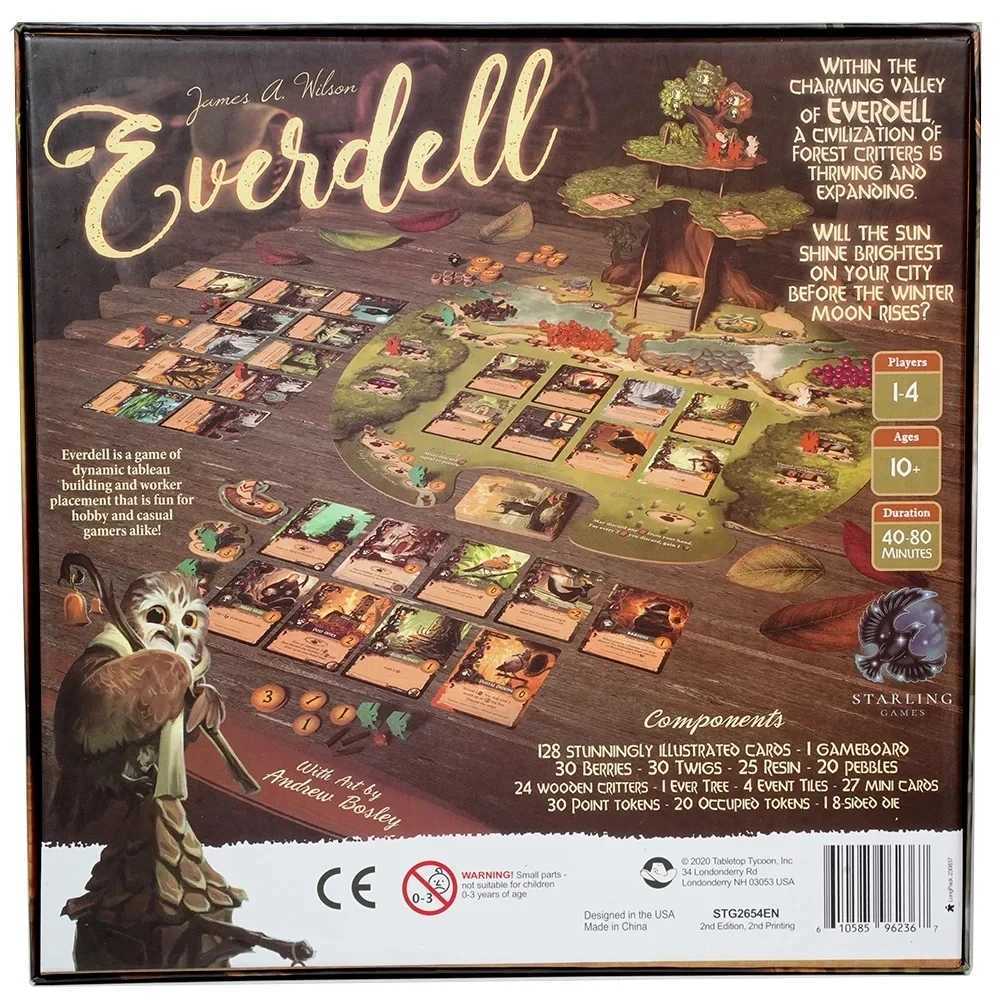 Everdell Strategy Board Game - My Lil Everdell Everdell Duo Family Game Night C251216