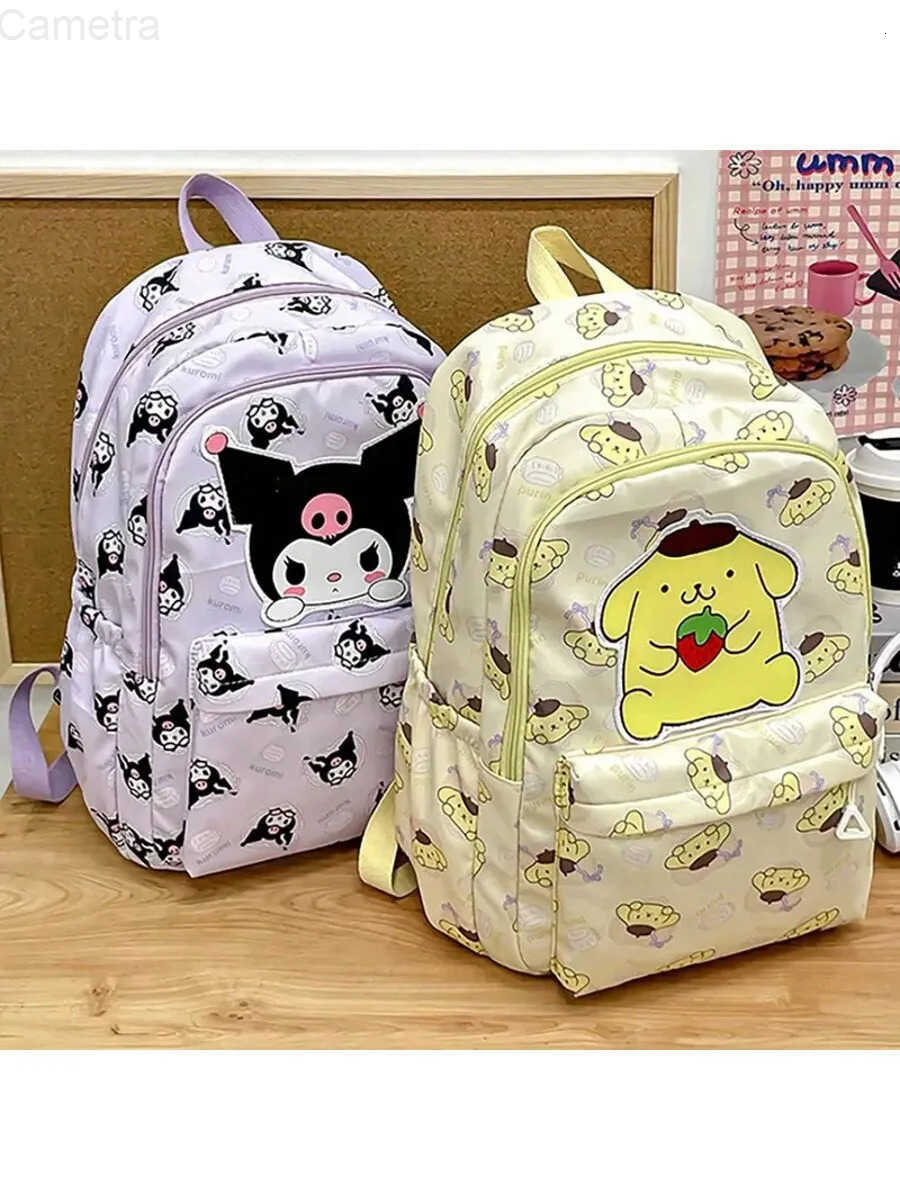 Sanrio Schoolbag Anime Kuromi Cinnamoroll My Melody Pochacco Student Backpack School Bag Large Capacity for Children Girls Boys H2512161