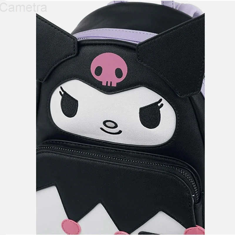 Sanrio Hello Kitty Kuromi Melody Creative Backpack Storage Stationery Leather Mini Student Backpack Christmas Gift H251216