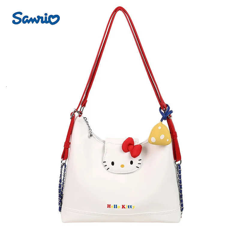 Sanrio Hello Kitty New Womens Backpack Multifunctional Cartoon Womens Shoulder Bag Large Capacity Fashion Trend Tote Bag Gift H251216