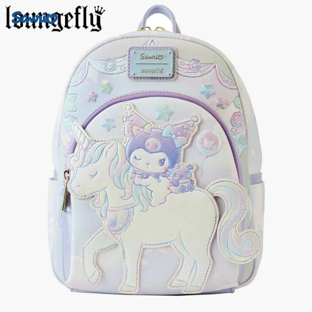 Sanrio Loungefly Exclusive Kuromi Carnival Unicorn Mini Backpack H251216