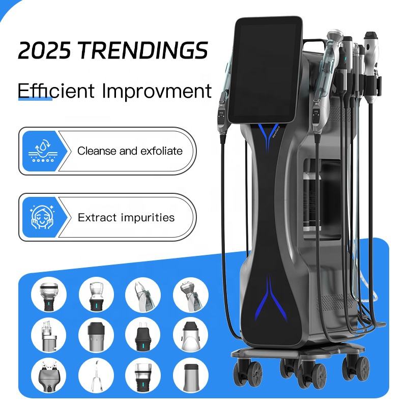 12 In 1 Hydrotherapy Skin Rejuvenation Plasma Ultrasound Diamond Peeling Hydro facial machine water jet Aqua facial Vacuum Skin Care Cleaning