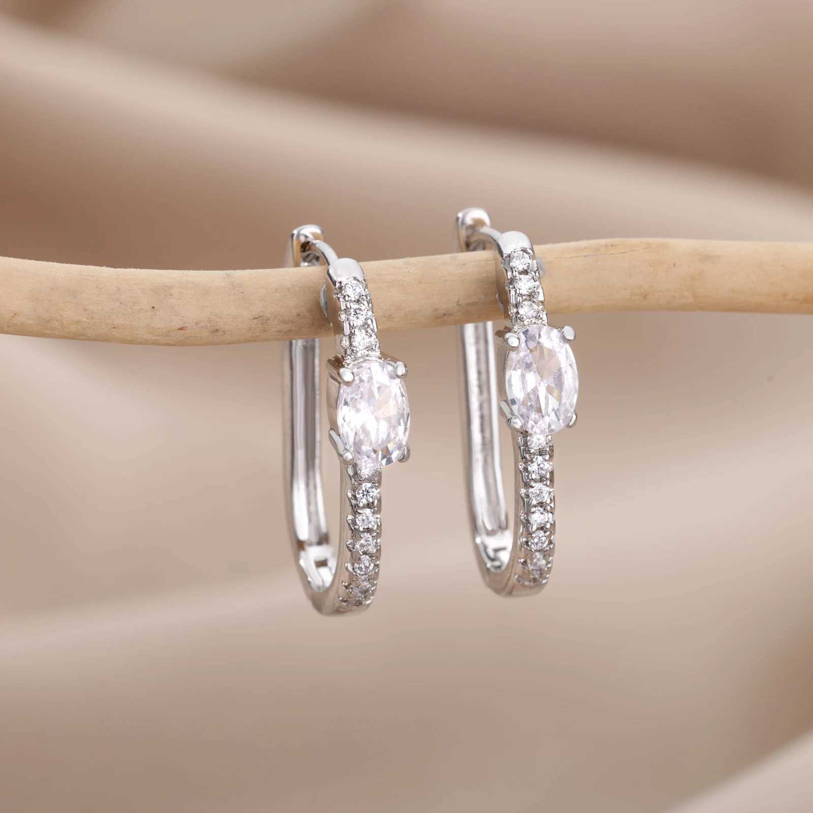 Minimalist Zircon Round Earring For Women Stainless Steel Irregular Earring Fashion Party Wedding Jewelry Gift Bijoux Femme 2022 G251216