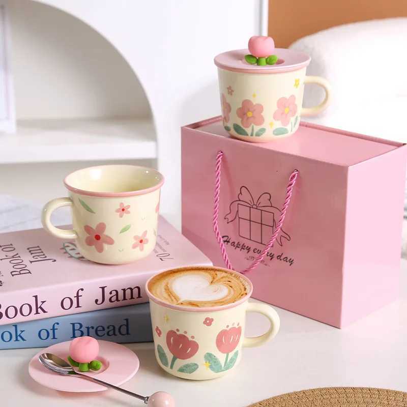 2025 New Arrival New Style ceramic gs cute and creative cups and coffee cups for breakfast tea and coffee for he and off H251215