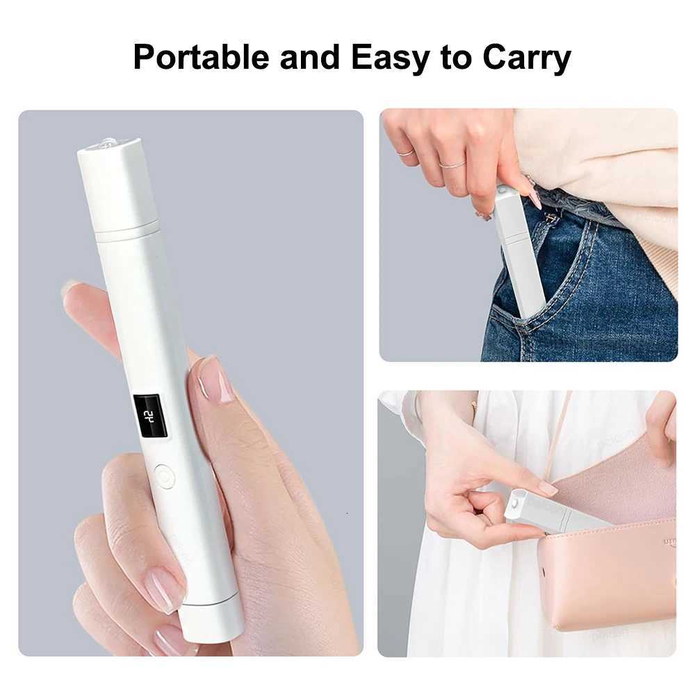 UV Lamp for Nail 2 in 1 Nail Lamp Portable Nail Dryer Stand Hold Handheld UV LED Nail Lamp for Home Salon Mini Nail Drying LightT251216
