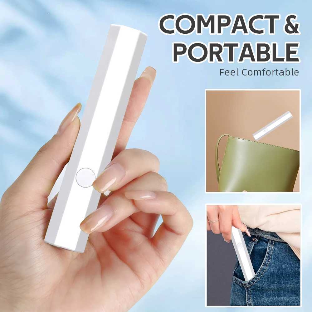 Handheld Portable Mini Nail Dryer Lamp UV LED Nail Light For Curing All Nail Gel USB Rechargeable Nail Art Tool Home Travel UseT251216