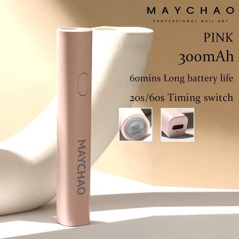 MAYCHAO 1PC Mini LED Light New Nail Dryer Machine For All Gel Nails Flashlight Portability Nail Lamp Nail Art ToolsT251216