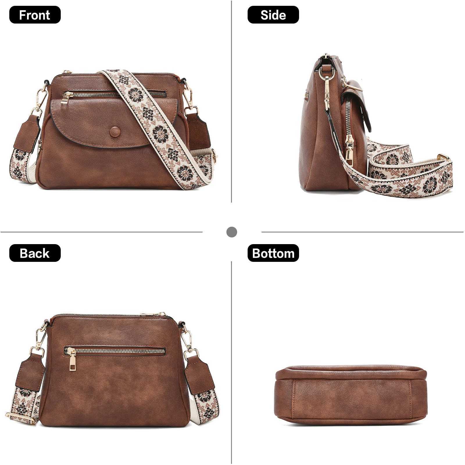 FOXER Womens Crossbody Bag 2025 Autumn Winter PU Female Shoulder Bag Simple Sport Bag Casual Messenger Purse M251216